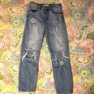 Eunina Tobi High Rise Relaxed Crop Jeans